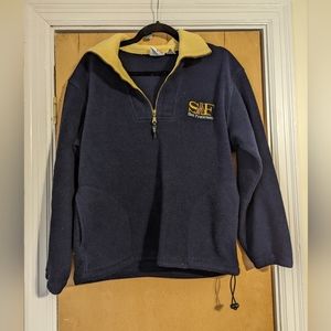 Vintage fleece embroidered San Francisco turtleneck pullover sweater